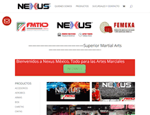 Tablet Screenshot of nexus-mexico.com